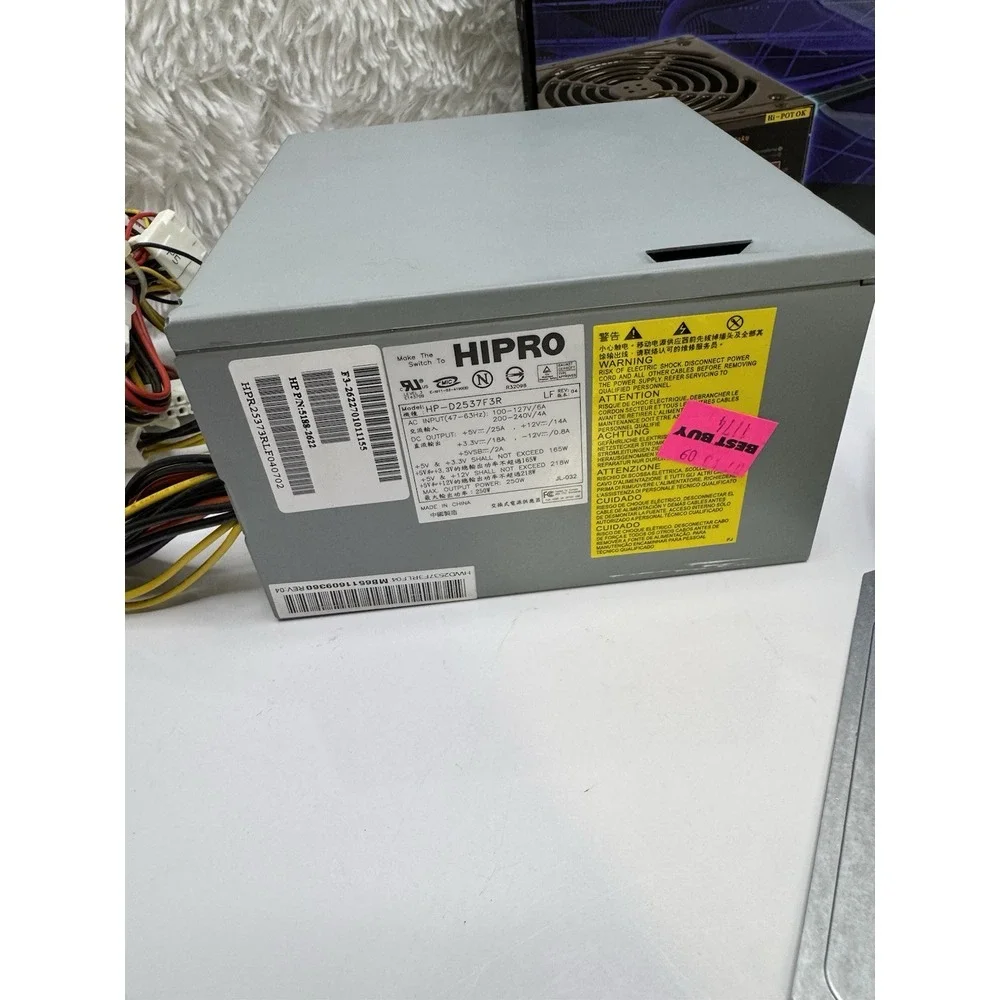 Hipro HP HP-D2537F3R 250W Power Supply